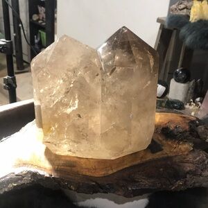 Double Smokey Quartz tower